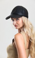 Unisex Hakiki Deri Ayarlanabilir Beyzbol Kep Şapka